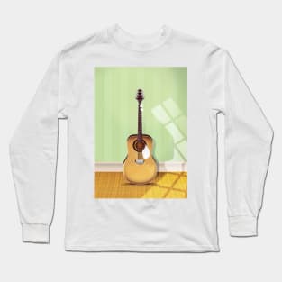 Acoustic Guitar Long Sleeve T-Shirt